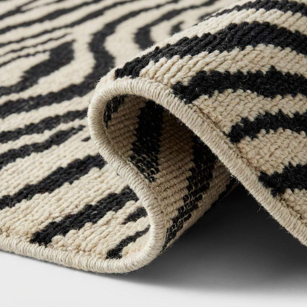 Black & White Rugs: A Timeless Choice for Contemporary Interiors