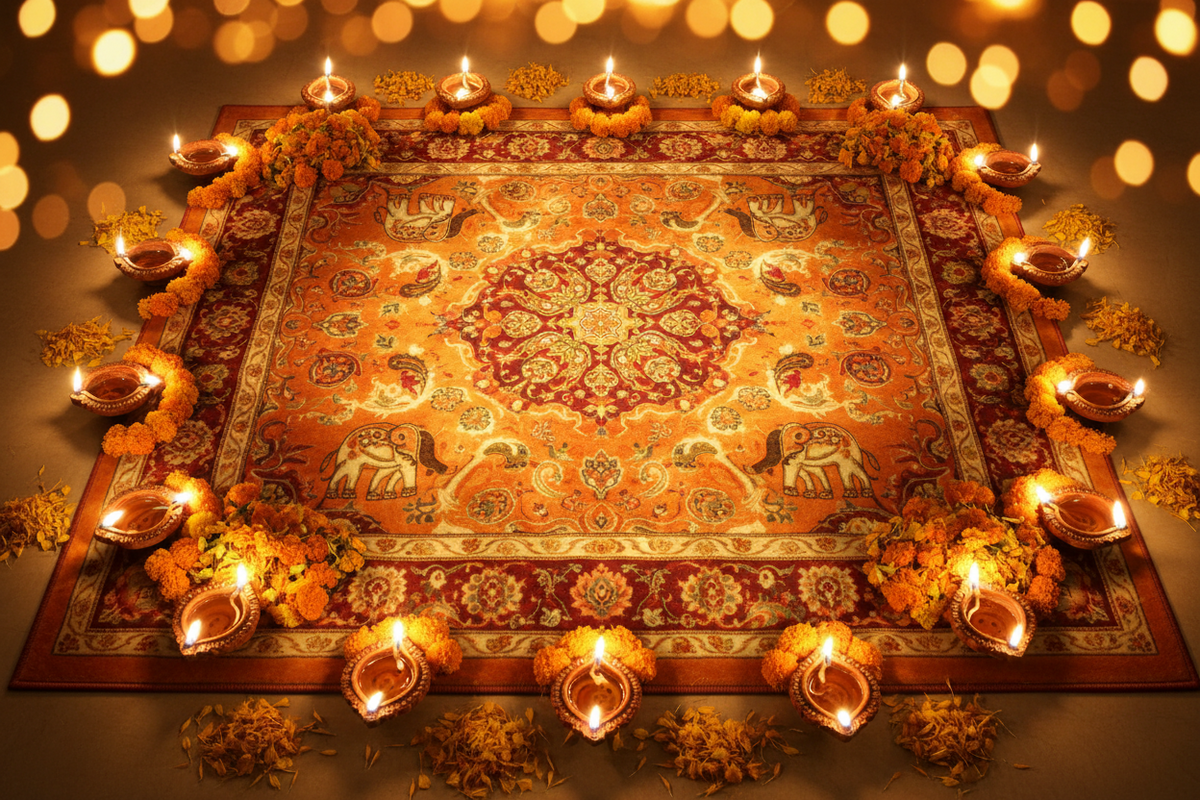 How to Choose a Rug for Your Diwali Home Makeover: A Complete Guide