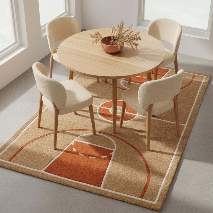Translation missing: es.Basketball Court Area Rug for Kids Room