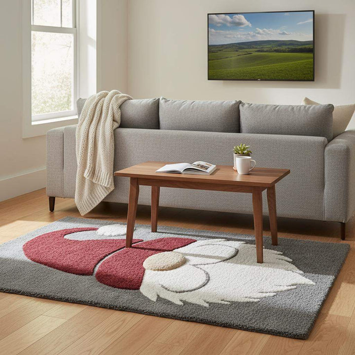 Translation missing: en.Hand-tufted Christmas gnome rug with plush texture and festive Santa design for cozy winter decor