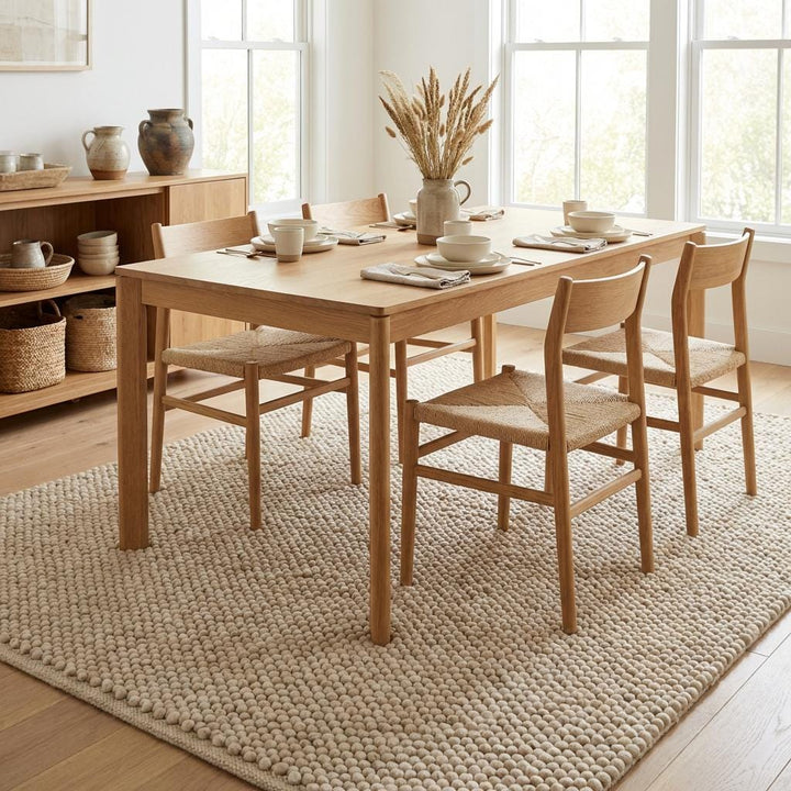 Translation missing: es.Chunky Loop Textured Neutral Area Rug – Modern Organic Cozy Floor Accent