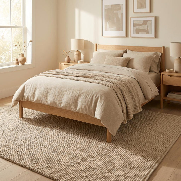 Translation missing: es.Chunky Loop Textured Neutral Area Rug – Modern Organic Cozy Floor Accent