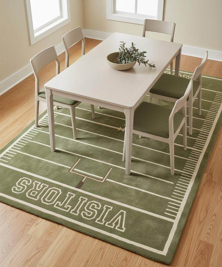 Translation missing: es.Football Field Area Rug for Game Room Decor