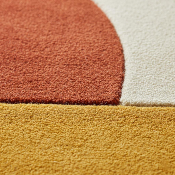 Translation missing: en.Hand-Tufted Wool Area Rug: Modern Abstract Organic Shapes Teppich