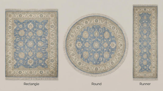 Translation missing: es.Rectangle hand knotted rug suitable for living room, bedroom, or runner hallway styling options __etsy:8030552413