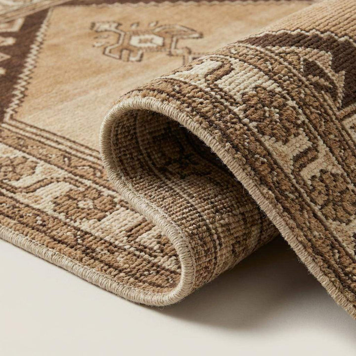 Translation missing: en.Hand Knotted Tribal Wool Rug, Geometric Medallion Rustic Area Carpet