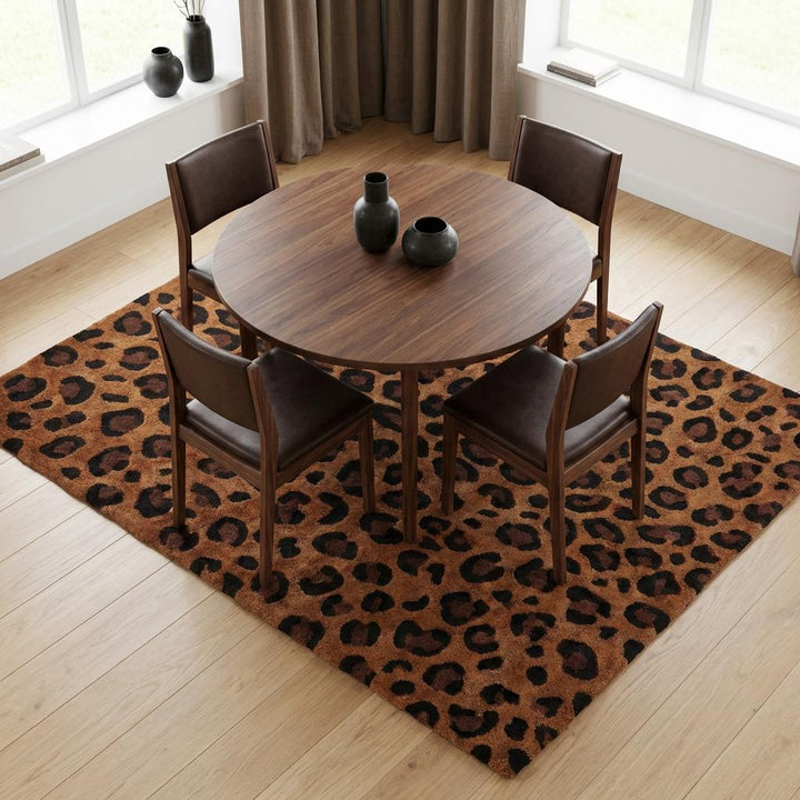 Translation missing: en.Handmade tufted cheetah pattern carpet designed for bedroom or living room décor