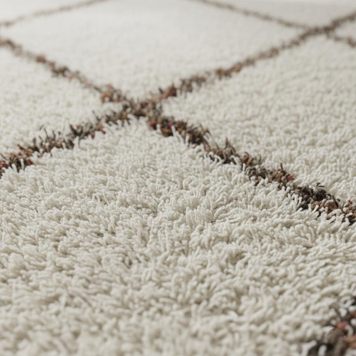 Translation missing: es.Hand-Tufted Wool Area Rug – Modern Moroccan Geometric Design