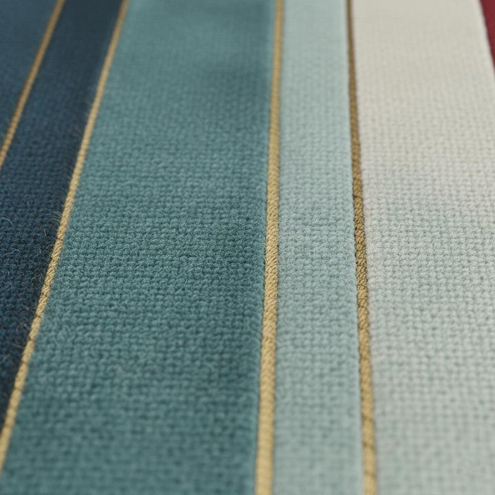 Translation missing: es.Metallic Gold Stripe Rug: Jewel Tone Hand-Woven Decor 9x12 Rug Teppich