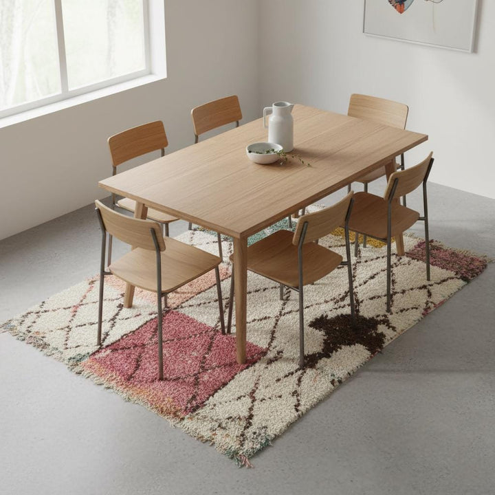 Translation missing: en.Modern Moroccan Rug – Colorful Geometric Shag, Boho Area Carpet 9x12