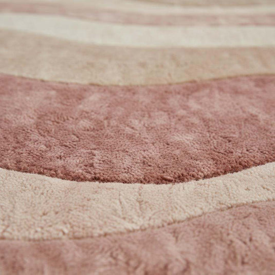 Translation missing: es.Modern Wave Pattern Pastel Area Rug Wavy Stripes Living Room Carpet