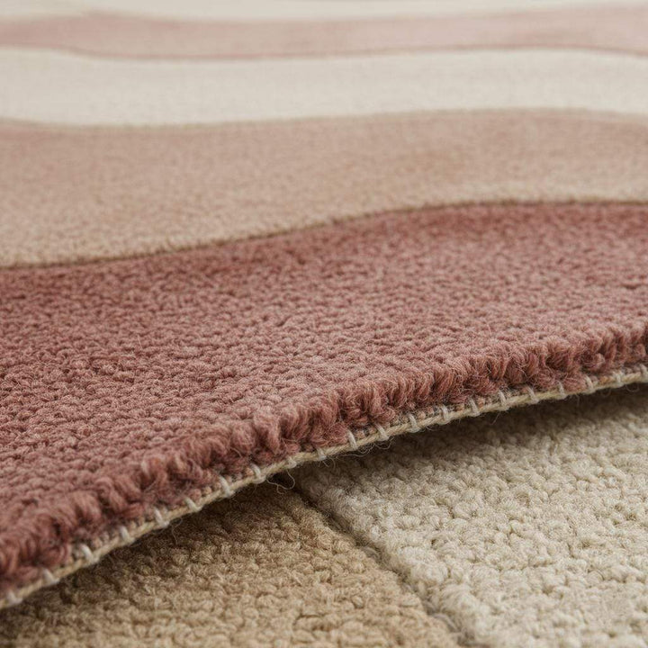 Translation missing: es.Modern Wave Pattern Pastel Area Rug Wavy Stripes Living Room Carpet