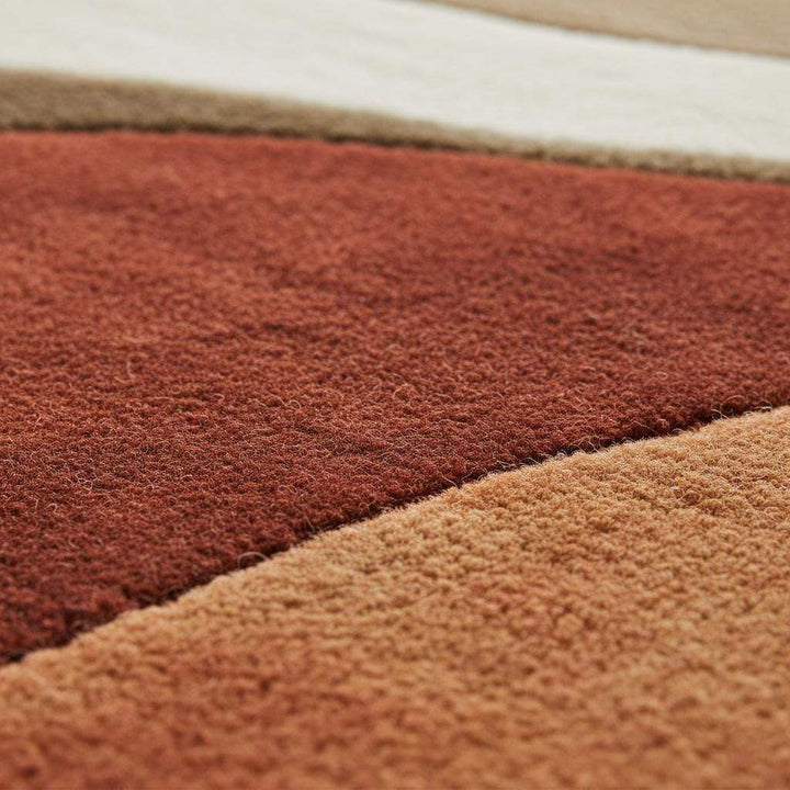 Translation missing: en.Retro 70s Geometric Wave Rug: Mid-Century Modern Accent Rug