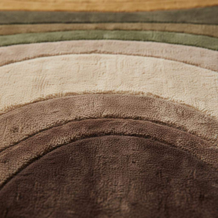 Translation missing: en.Retro Mid Century Abstract Rug, Hand Tufted Modern Area Carpet