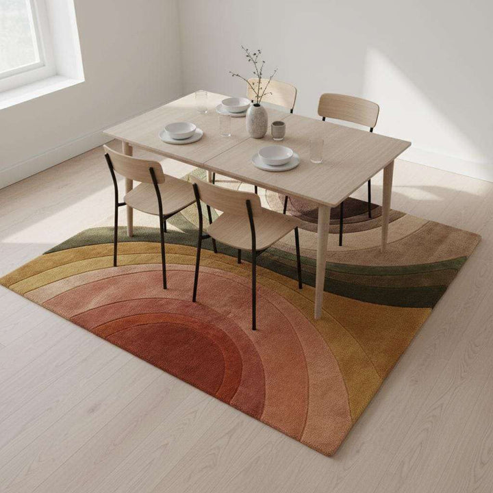 Translation missing: en.Retro Mid Century Abstract Rug, Hand Tufted Modern Area Carpet