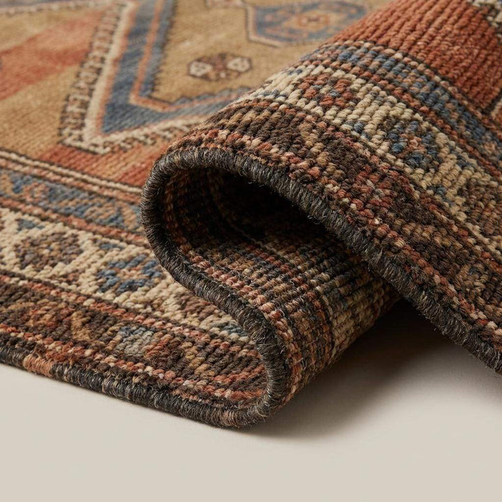 Translation missing: en.Tribal Geometric Hand Knotted Wool Area Rug
