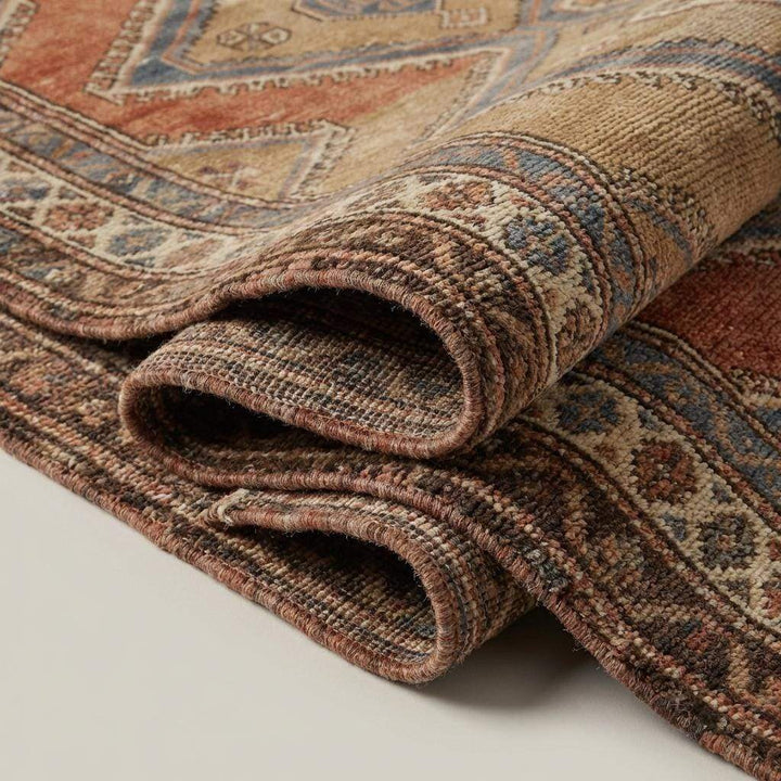 Translation missing: en.Tribal Geometric Hand Knotted Wool Area Rug