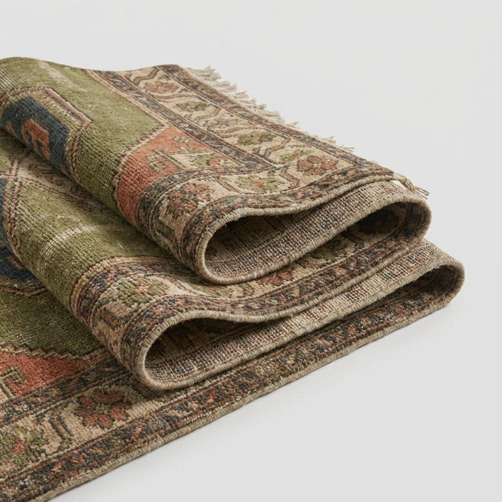 Translation missing: en.Tribal Hand Knotted Wool Rug Geometric Oushak Style Area