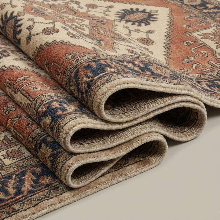 Translation missing: en.Tribal Oushak Hand Knotted Wool Area Rug Geometric Medallion