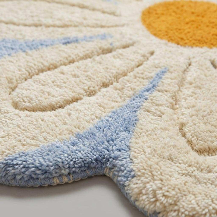 Translation missing: es.Tufted Daisy Flower Rug, Plush Nursery Decor