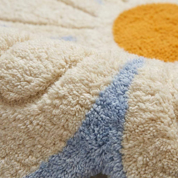 Translation missing: es.Tufted Daisy Flower Rug, Plush Nursery Decor