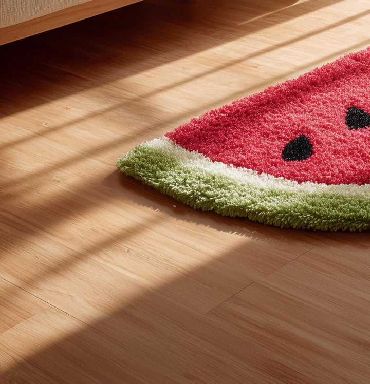 Translation missing: es.Watermelon Slice Tufted Rug: Playful Kids Room Carpet