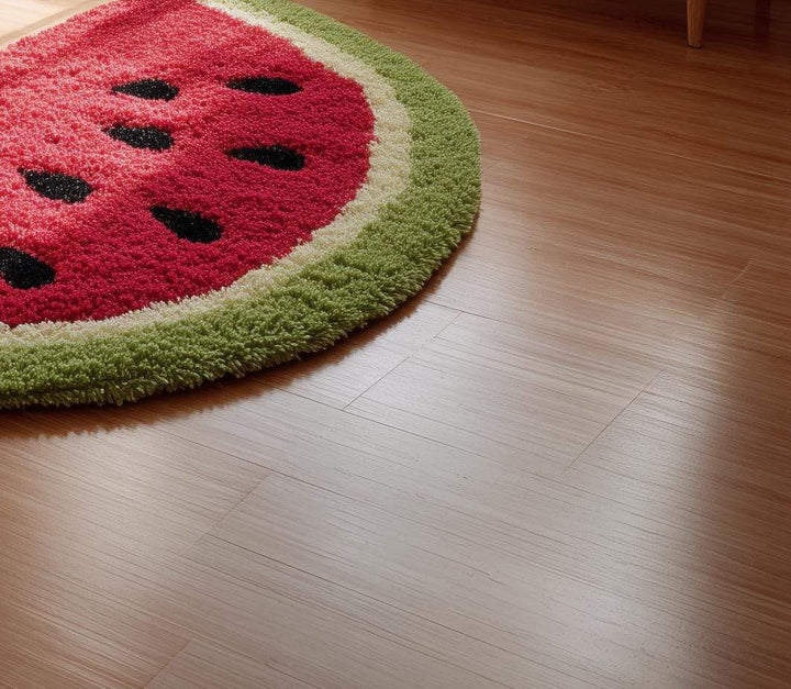 Translation missing: es.Watermelon Slice Tufted Rug: Playful Kids Room Carpet